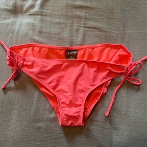 Coral bikini bottoms